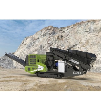 高效工业碎石机 便携式履带式移动颚式破碎机设备 圆锥破碎机 Mesda C2H